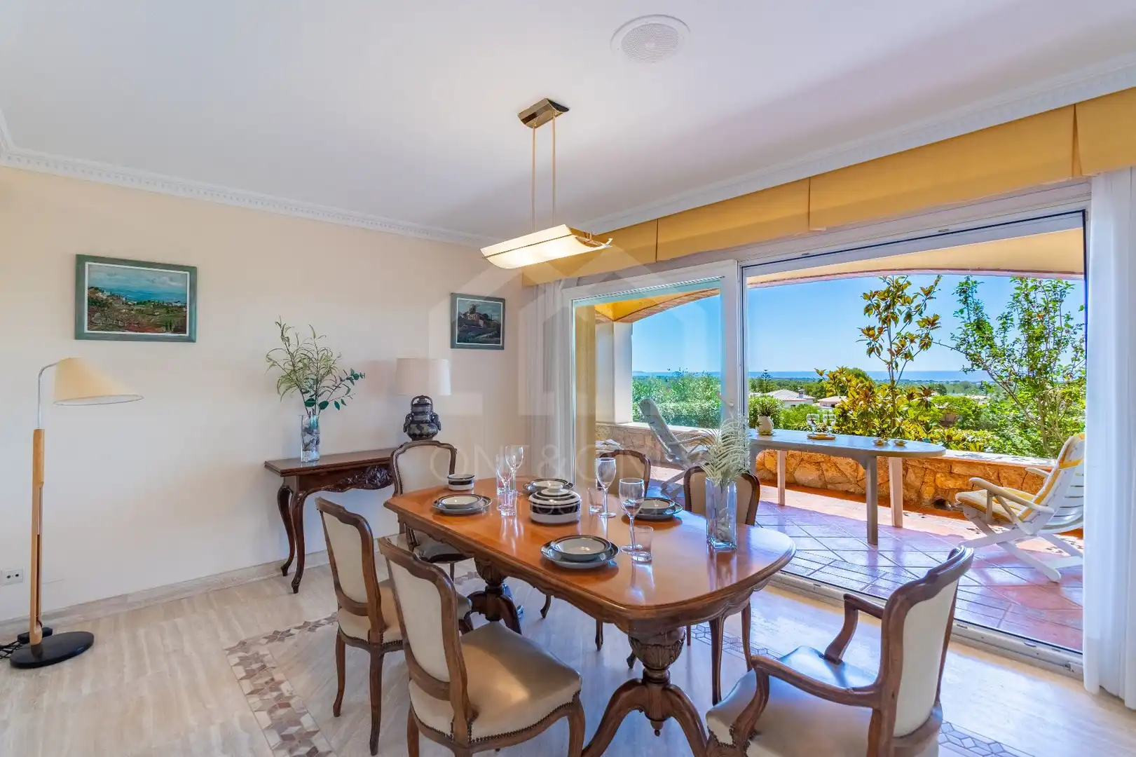 Comedor de Casa o chalet de alquiler en Mont-roig del Camp con Aire acondicionado, Calefacción y Jardín privado