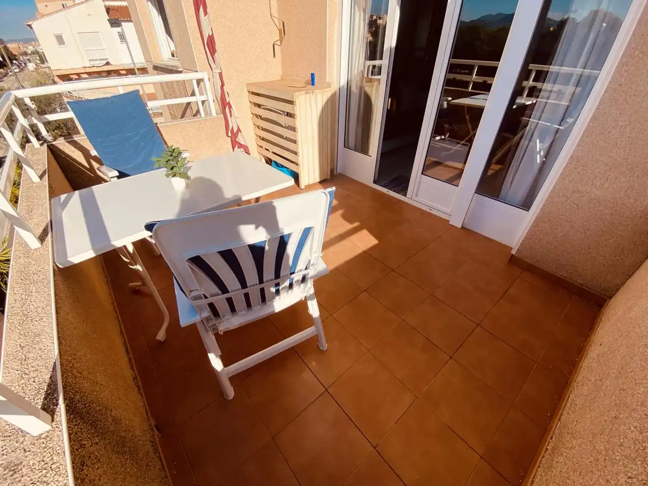 Balcony of Flat for sale in Oliva  with Air Conditioner, Terrace and Furnished