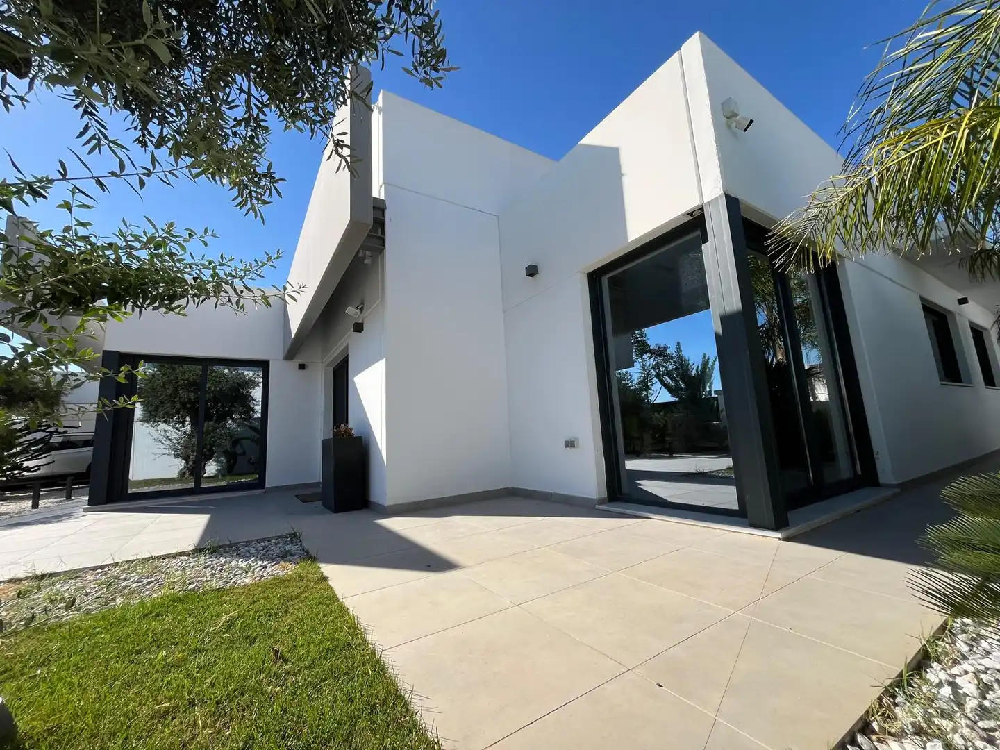 Exterior view of Houses for sale in Palomares del Río  with Air Conditioner, Private garden and Swimming Pool