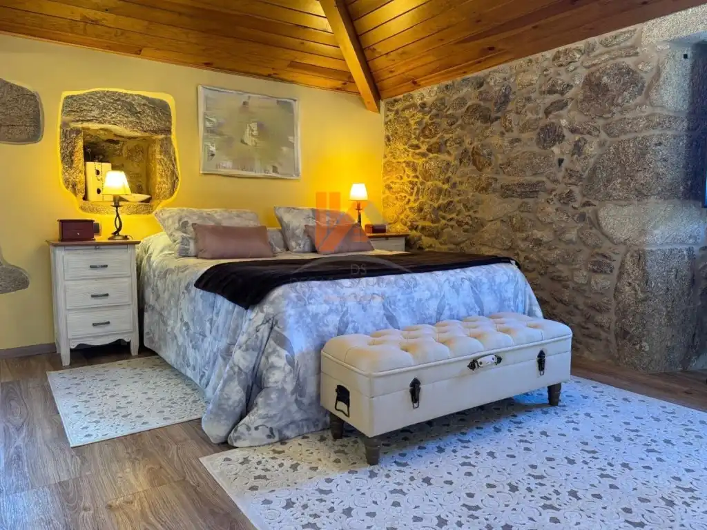 Habitación de Casa o chalet en venta en A Estrada  con Jardín privado, Horno y Balcón
