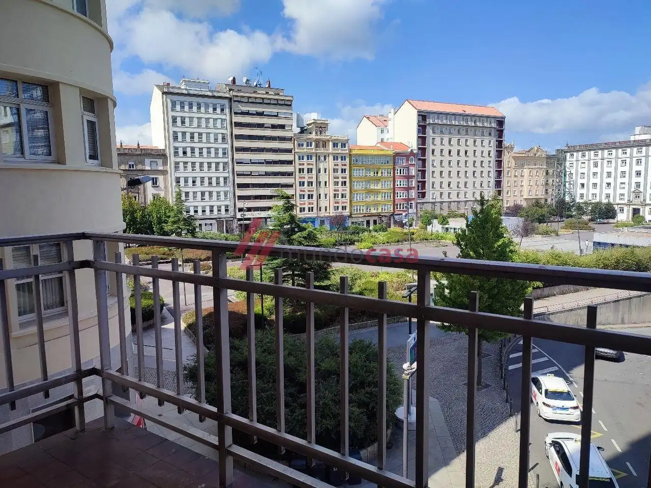 Vista exterior de Piso de alquiler en Ferrol con Calefacción, Parquet y Terraza