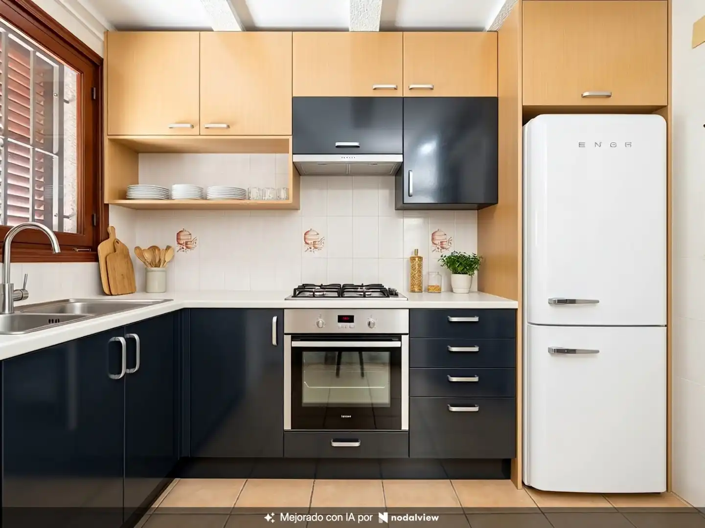 Cocina de Casa o chalet en venta en L'Alfàs del Pi con Aire acondicionado, Jardín privado y Terraza