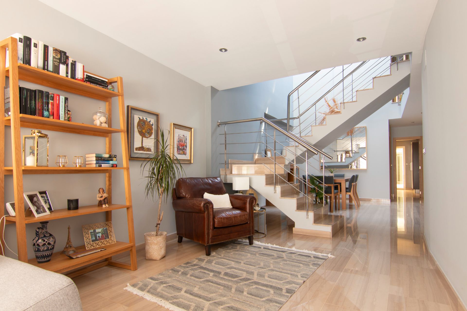 Living room of Single-family semi-detached for sale in La Vall d'Uixó  with Heating, Terrace and Oven