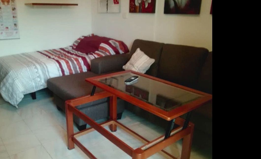 Living room of Study to rent in Málaga Capital  with Furnished
