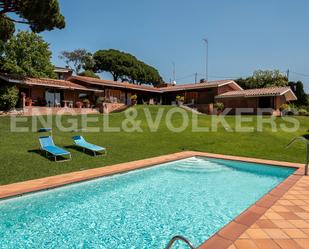 Vista exterior de Casa o xalet en venda en Sant Andreu de Llavaneres amb Calefacció, Jardí privat i Parquet