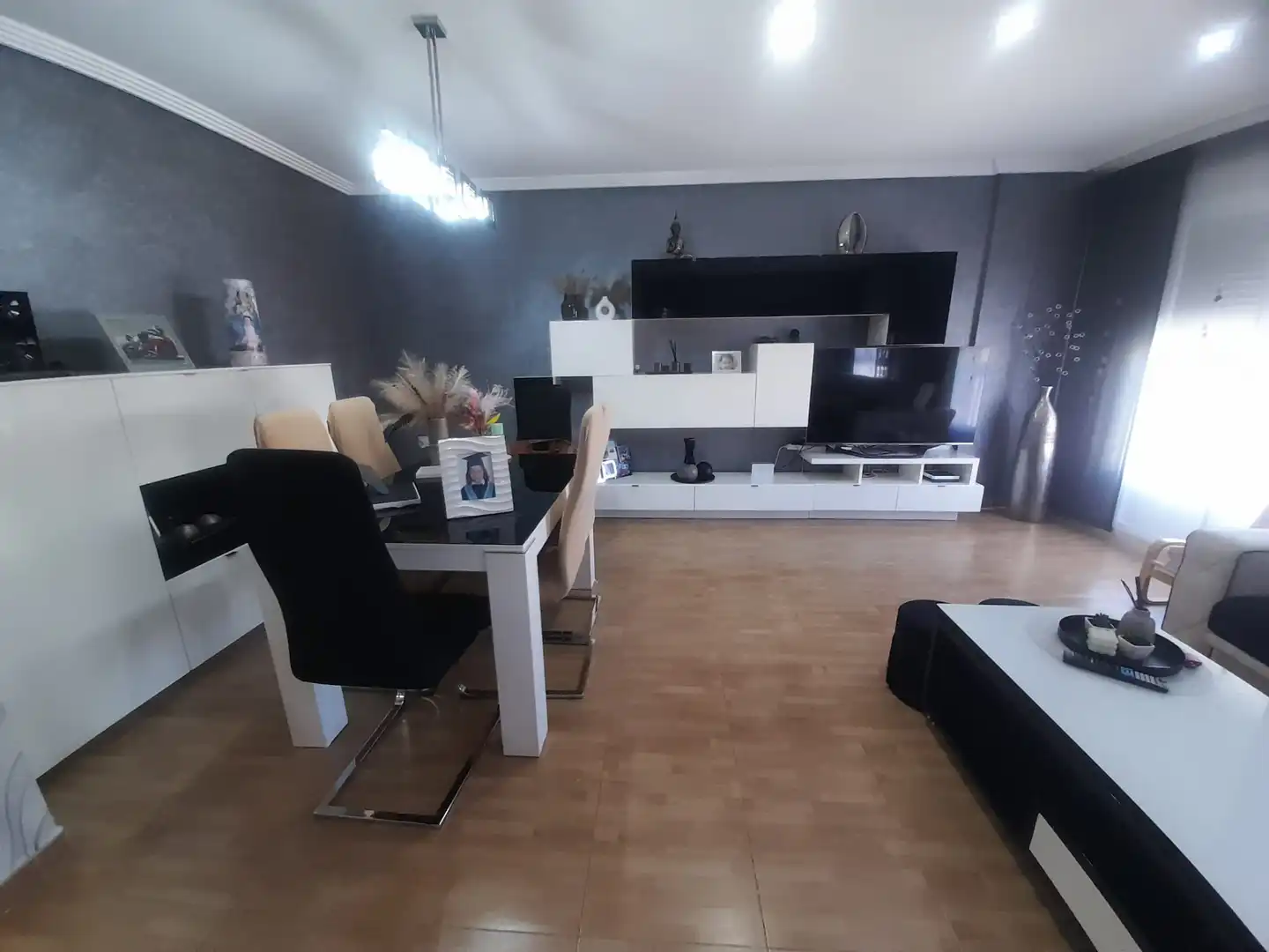 Sala d'estar de Pis en venda en Puertollano amb Aire condicionat i Parquet