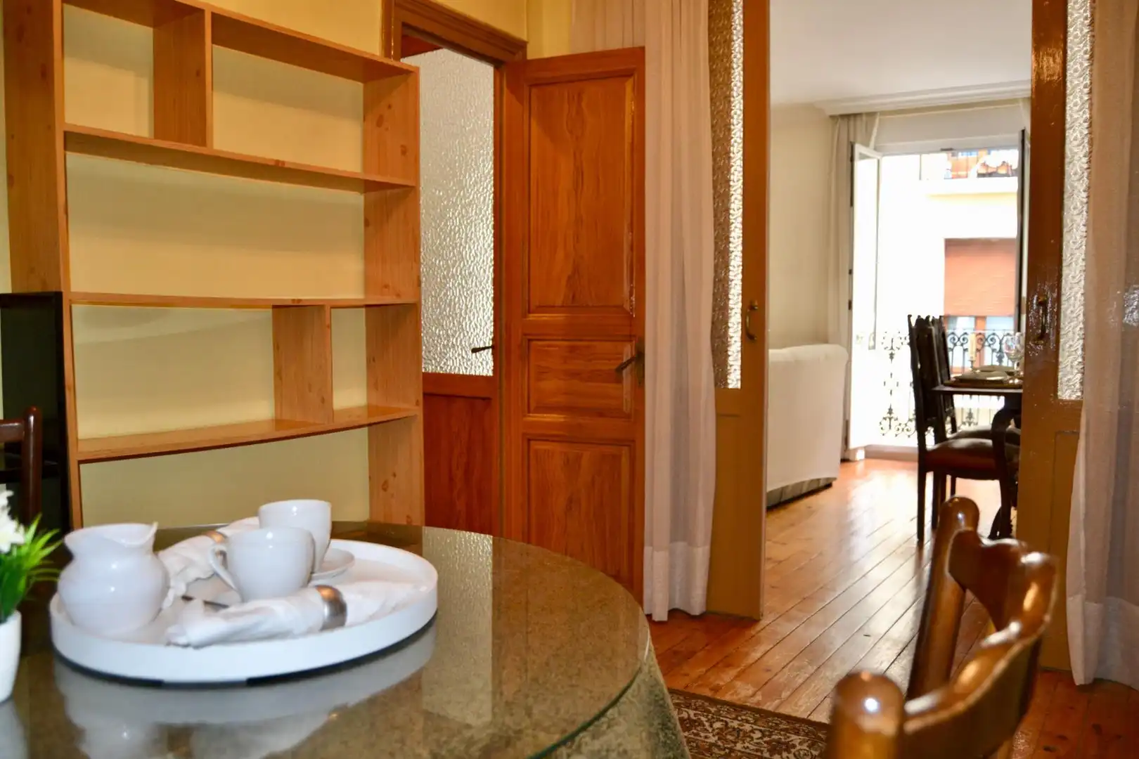Dining room of Flat for sale in  Pamplona / Iruña  with Heating, Storage room and Balcony
