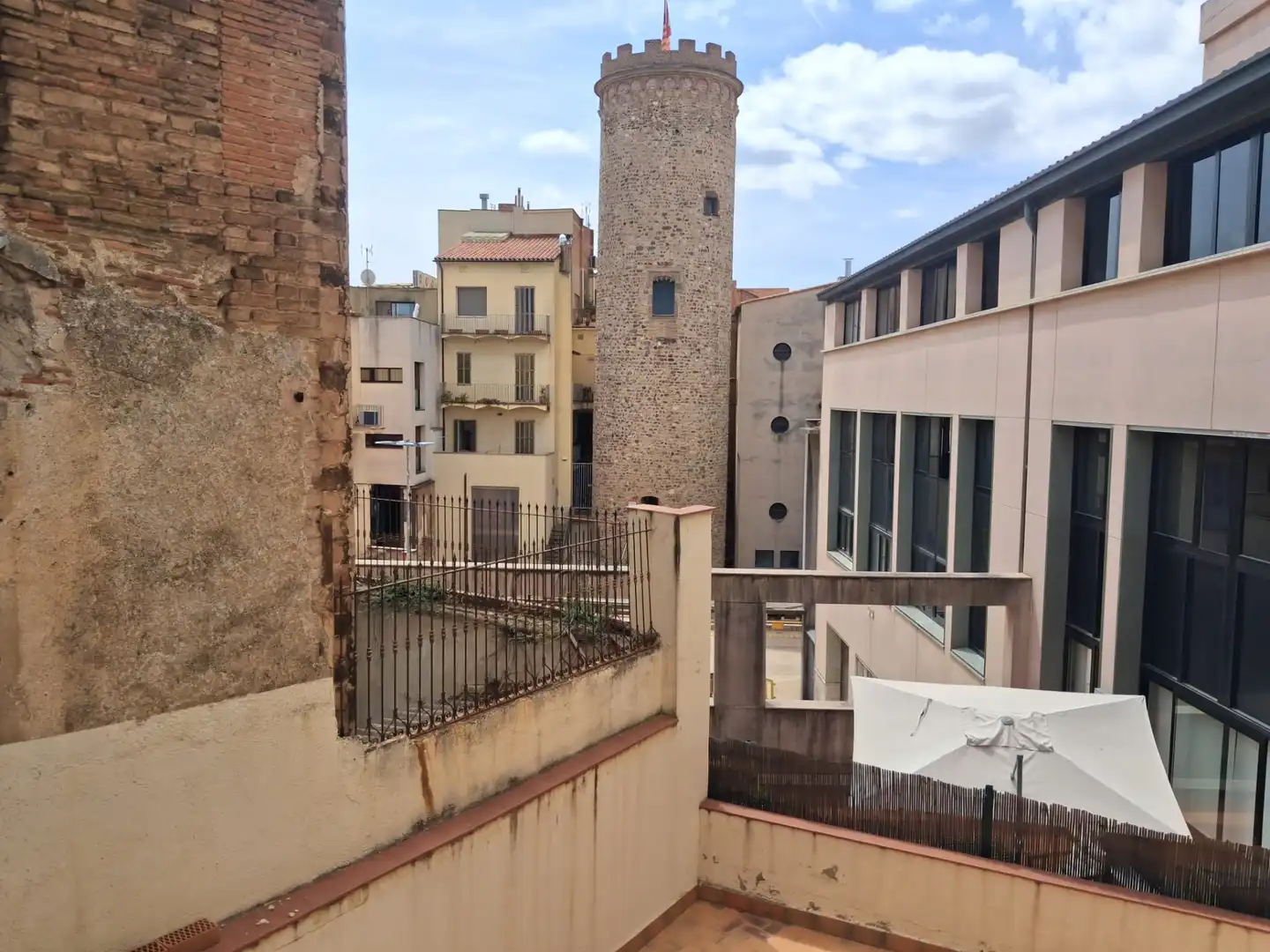 Terrasse von Maisonette zur Miete in Terrassa mit Klimaanlage, Heizung und Terrasse