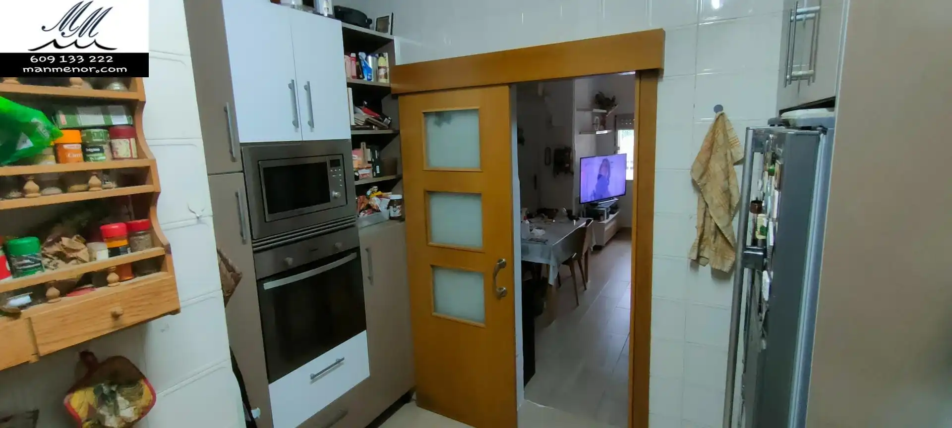 Cocina de Casa adosada en venta en Cartagena con Aire acondicionado, Jardín privado y Trastero