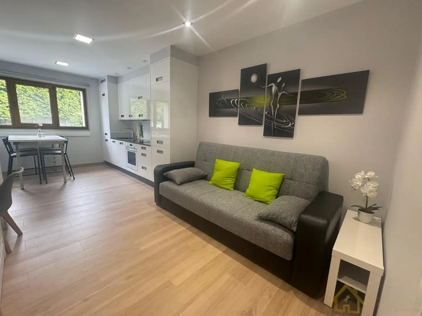 Wohnzimmer von Wohnungen zur Miete in Lugo mit Heizung und Möbliert