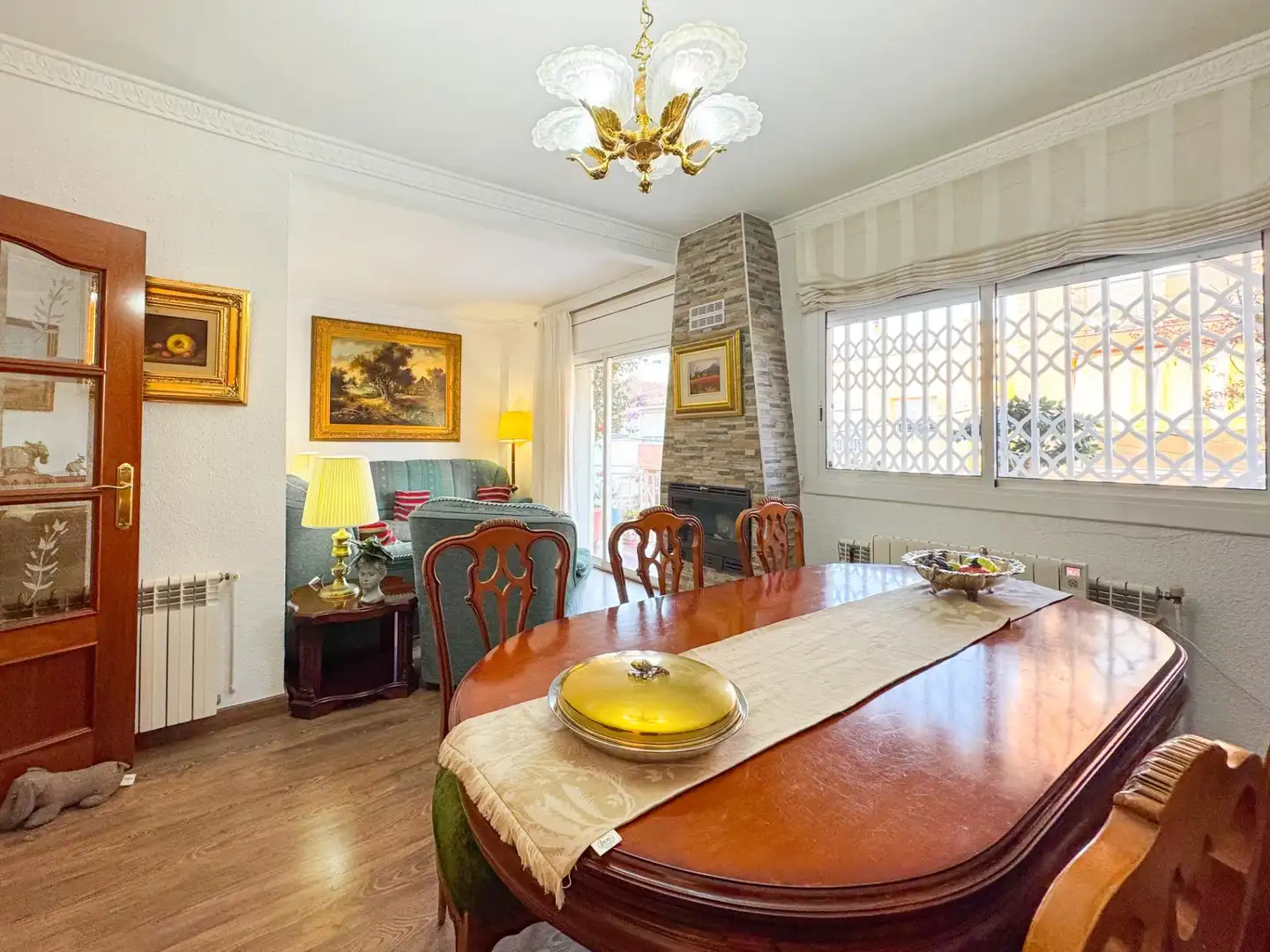 Dining room of Detached homes for sale in Gavà  with Air Conditioner, Heating and Private garden