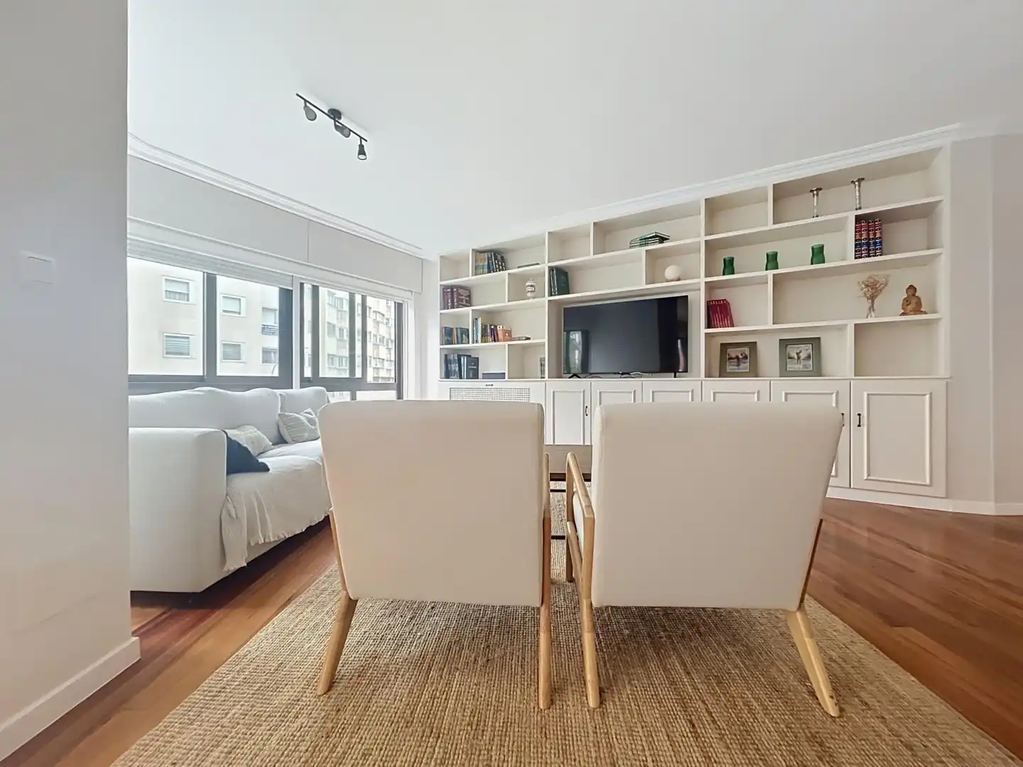 Sala de estar de Piso en venta en Santiago de Compostela 