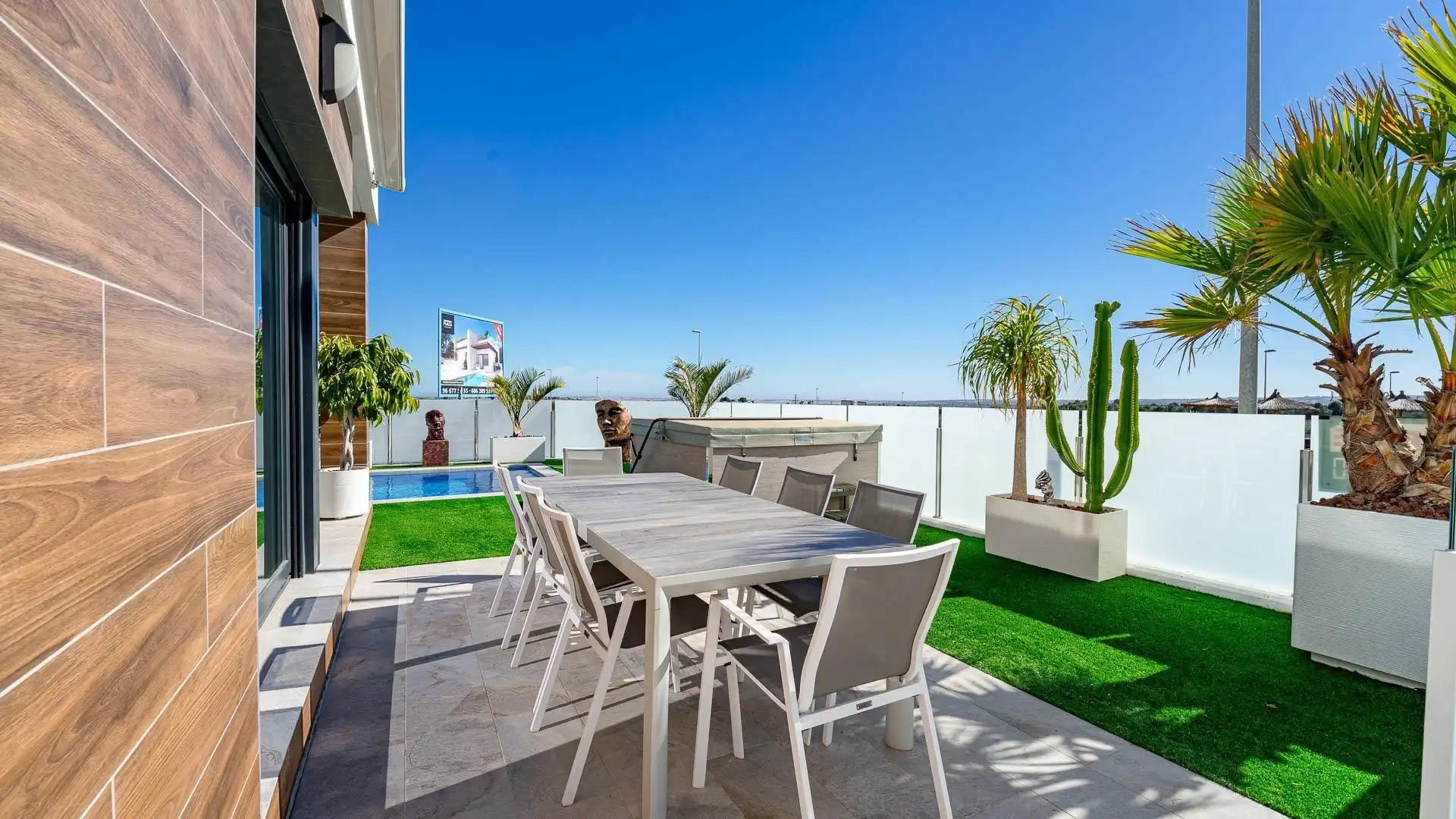 Terrassa de Casa o xalet en venda en Orihuela amb Aire condicionat, Jardí privat i Terrassa