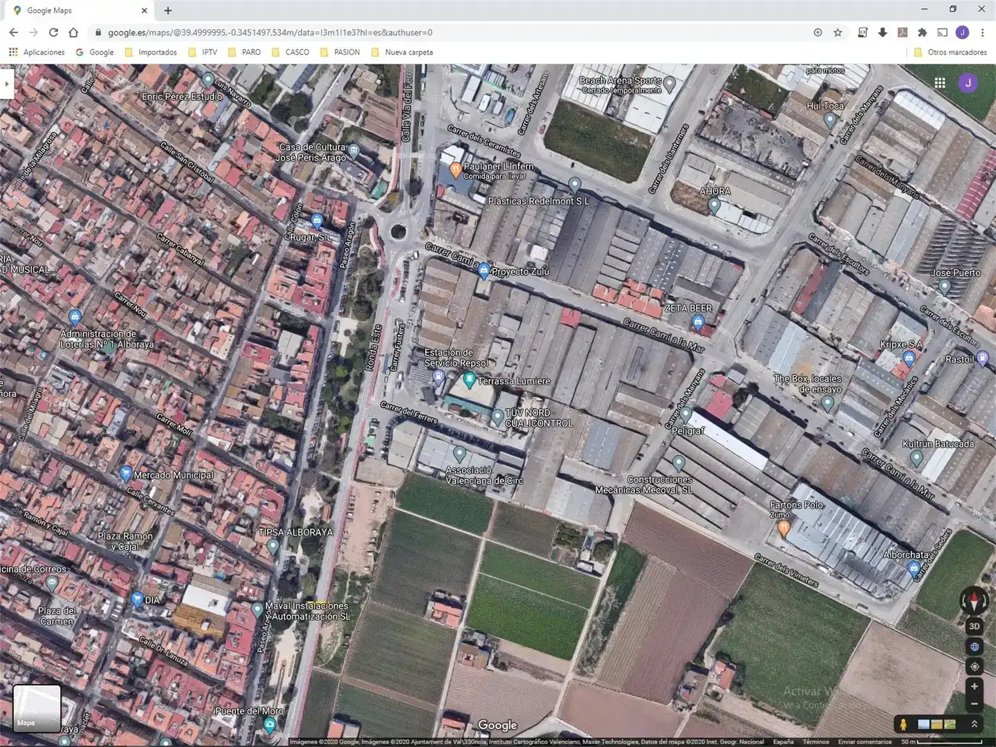 Exterior view of Land for sale in Alboraya