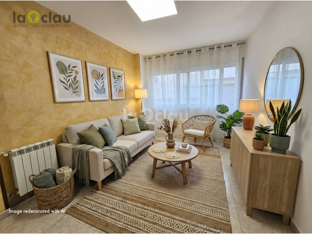 Sala d'estar de Pis en venda en Tona amb Calefacció i Terrassa