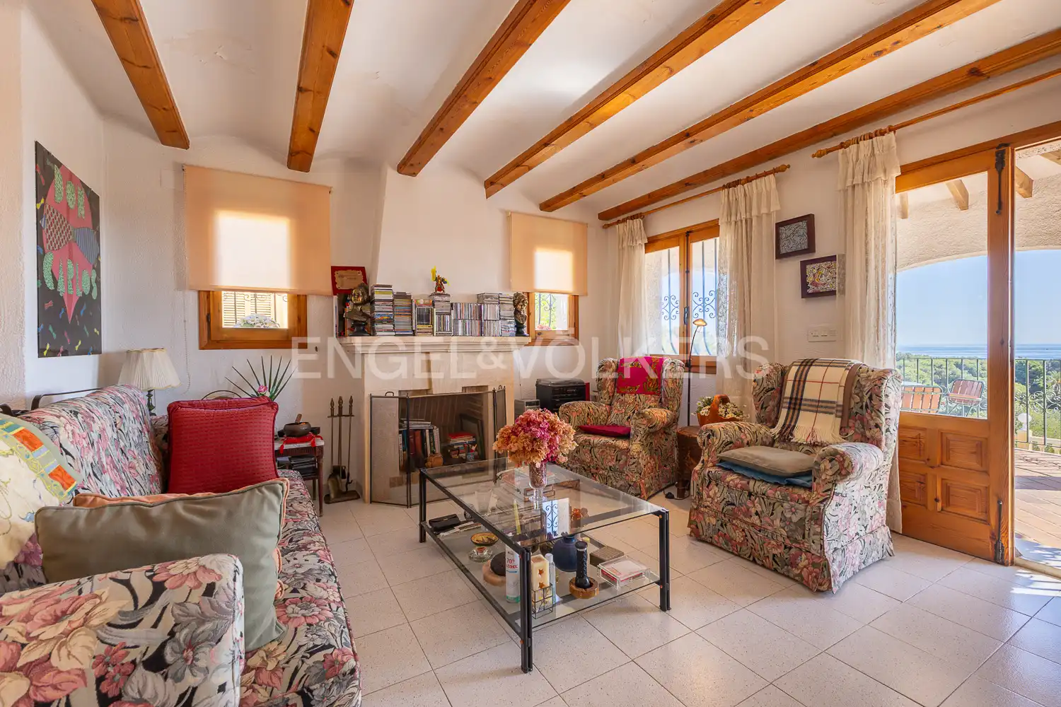 Living room of Houses for sale in Dénia  with Air Conditioner, Heating and Private garden