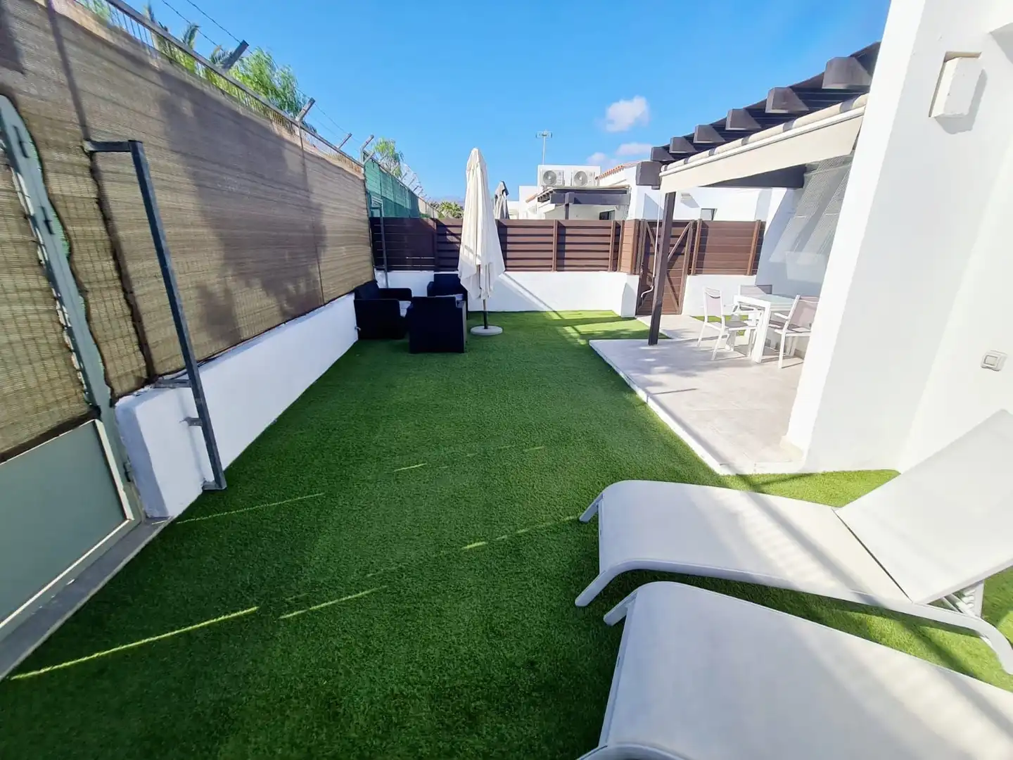 Terrassa de Casa o xalet de lloguer en San Bartolomé de Tirajana amb Aire condicionat, Jardí privat i Terrassa
