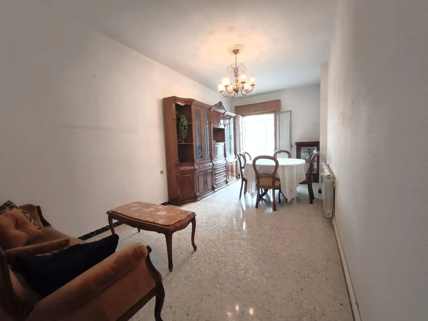 Living room of Flat for sale in Ourense Capital   with Heating, Storage room and Furnished