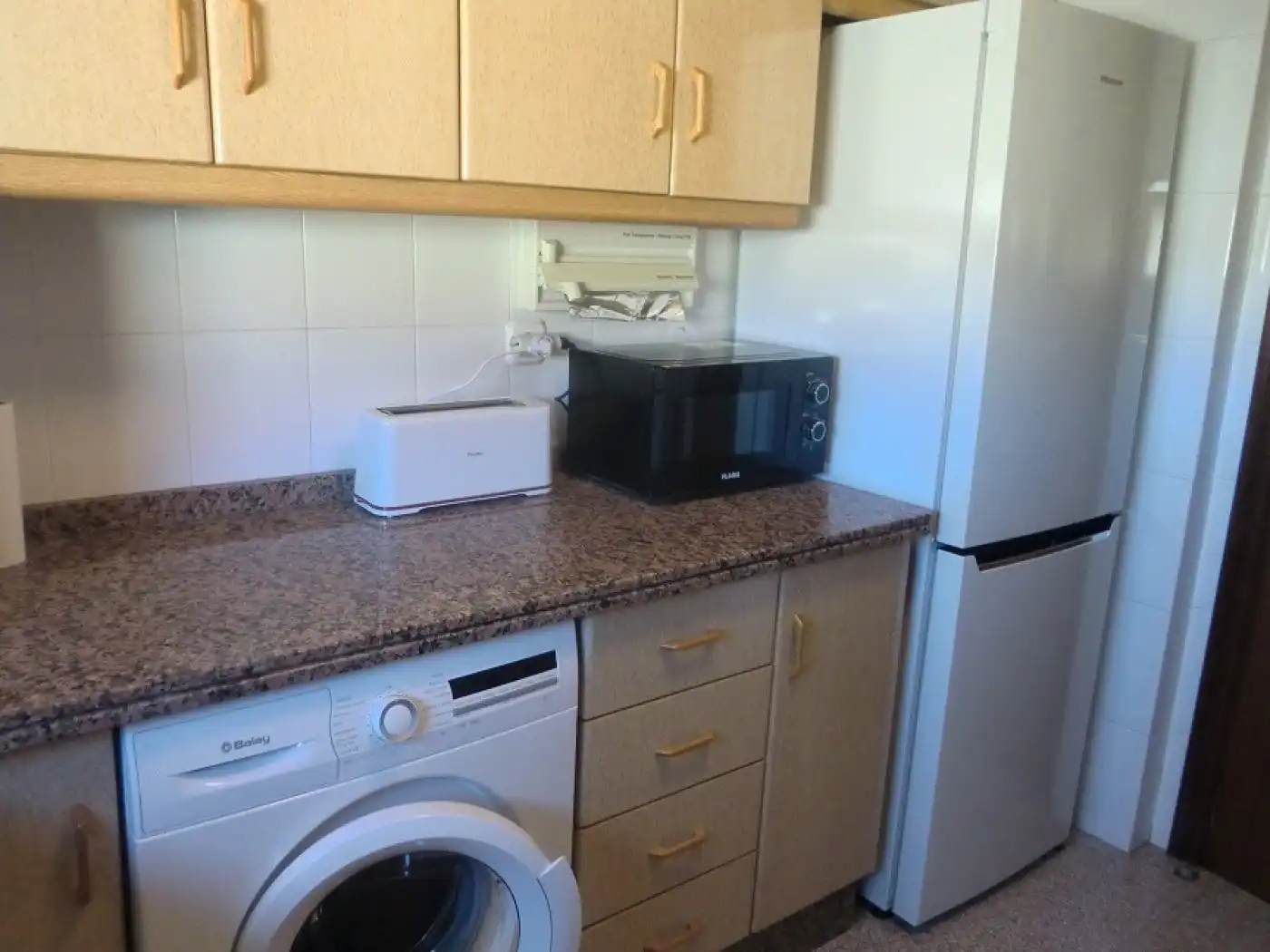 Kitchen of Flat for share in Alcoy / Alcoi  with Air Conditioner and Balcony