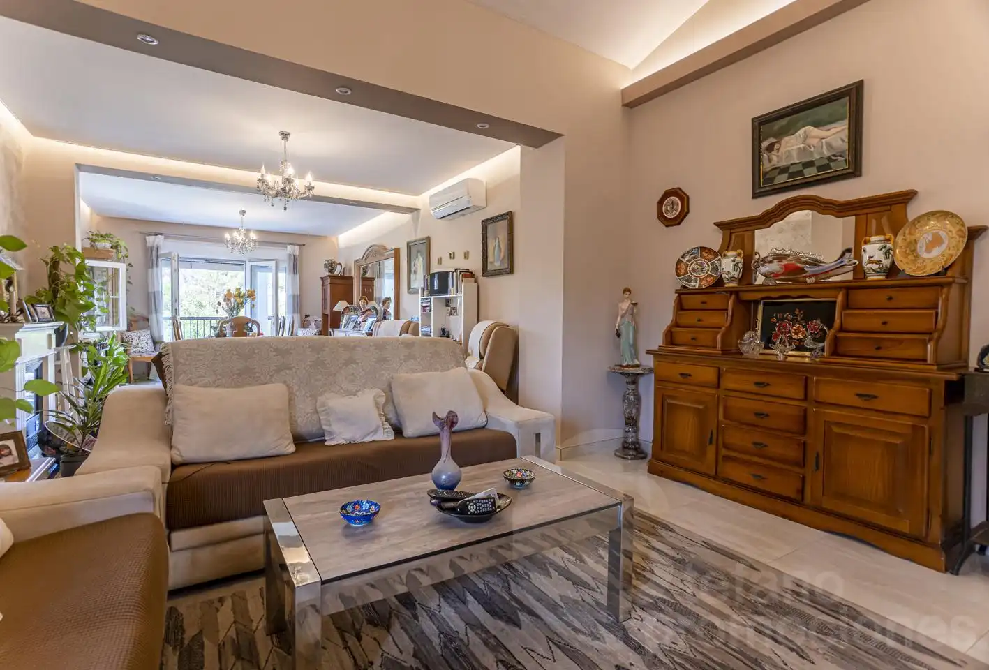 Living room of Houses for sale in Málaga  with Air Conditioner, Heating and Private garden