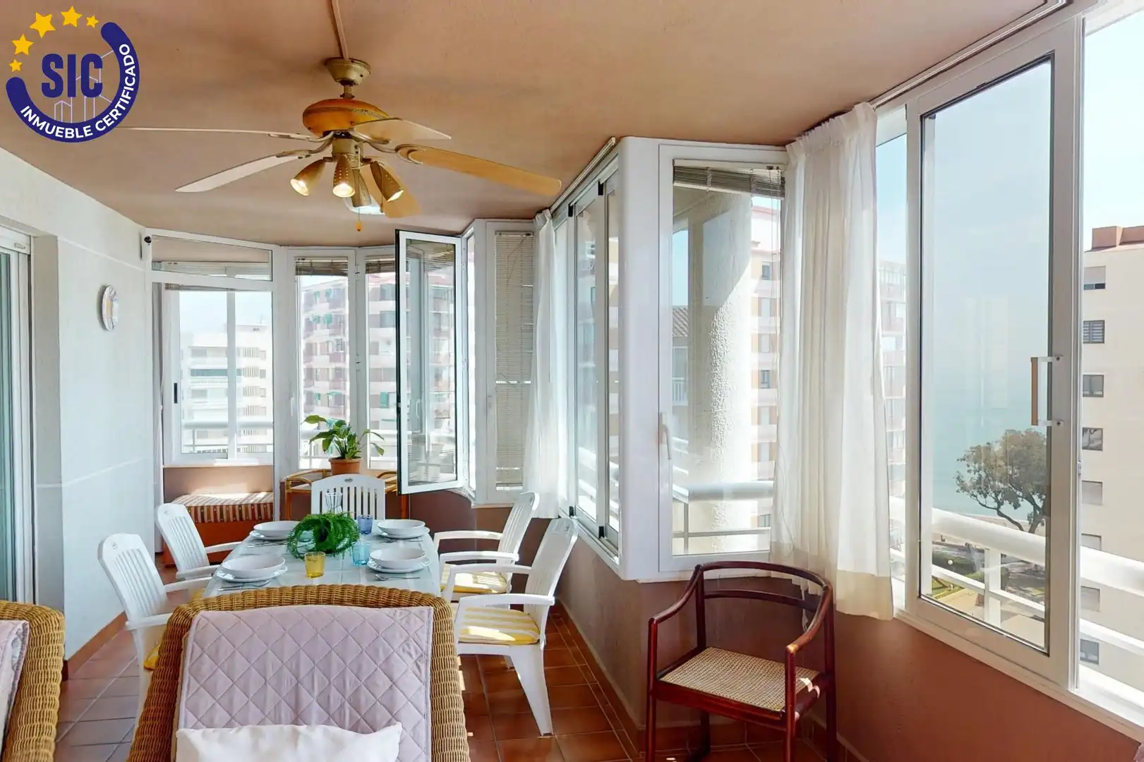 Terraza de Apartamento en venta en Benicasim / Benicàssim con Jardín privado, Terraza y Trastero