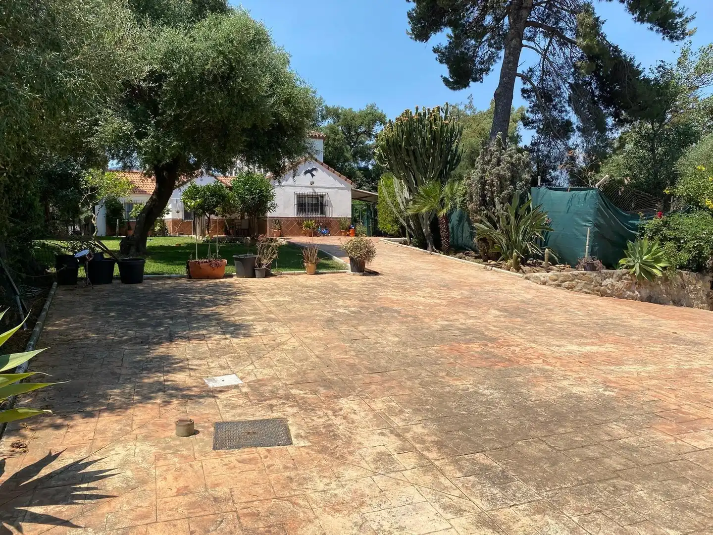 Vista exterior de Casa o xalet en venda en Los Barrios amb Jardí privat, Terrassa i Traster