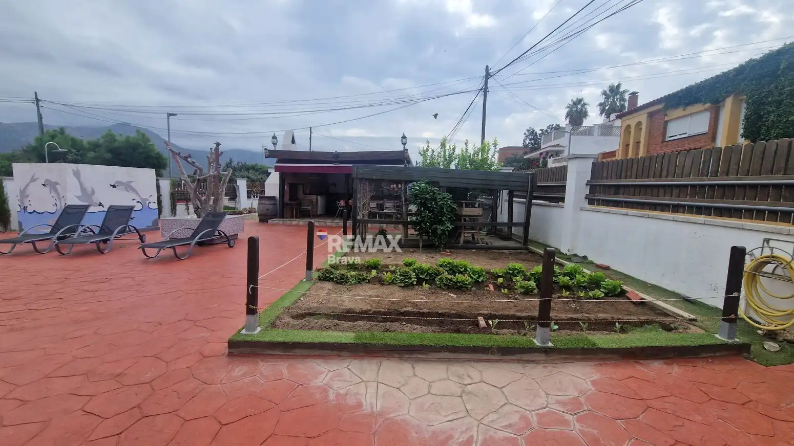 Exterior view of Houses for sale in Roses  with Air Conditioner, Private garden and Parquet flooring