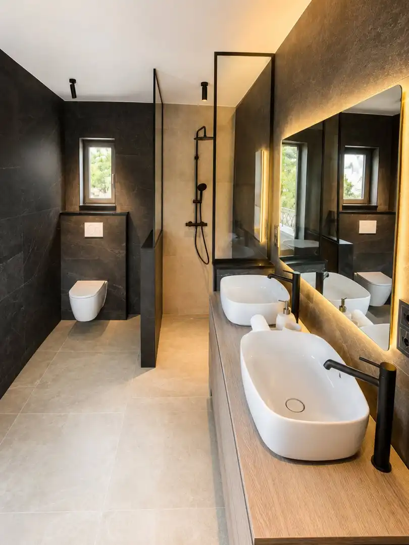 Bathroom of Houses for sale in Jávea / Xàbia  with Air Conditioner, Heating and Private garden