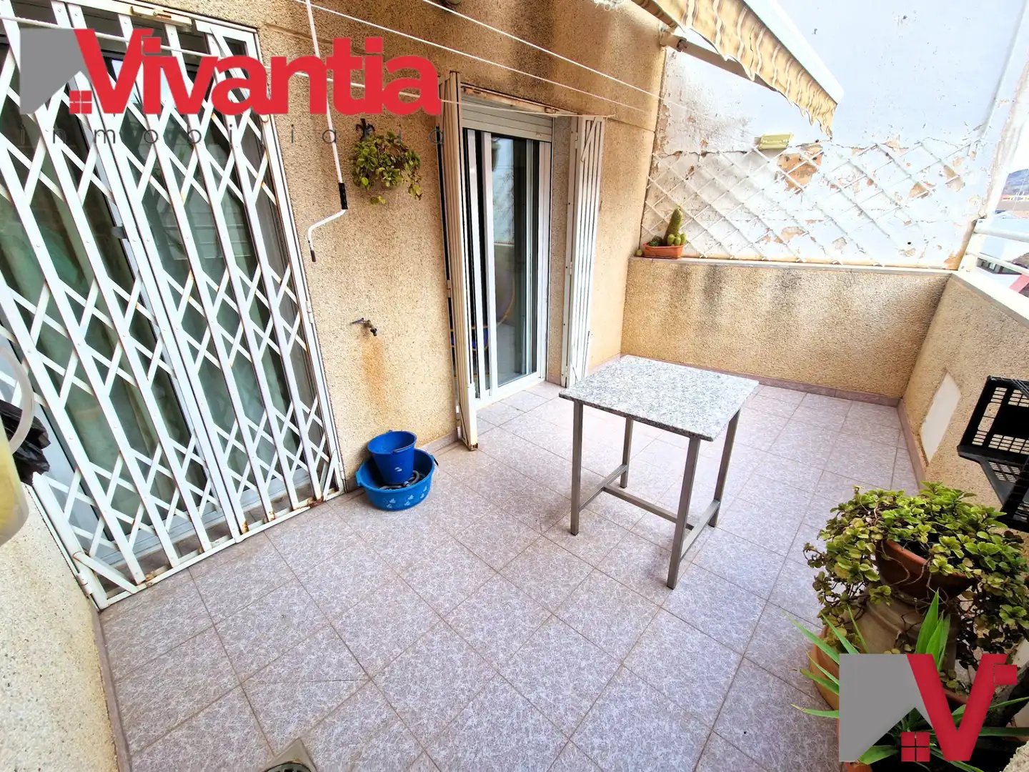 Balcony of Flat for sale in Lorca  with Air Conditioner, Heating and Terrace