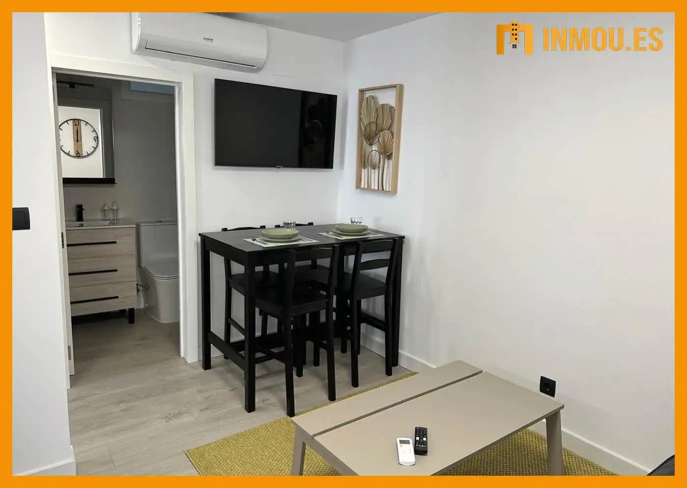Sala d'estar de Apartament de lloguer en Ourense Capital  amb Aire condicionat, Calefacció i Moblat