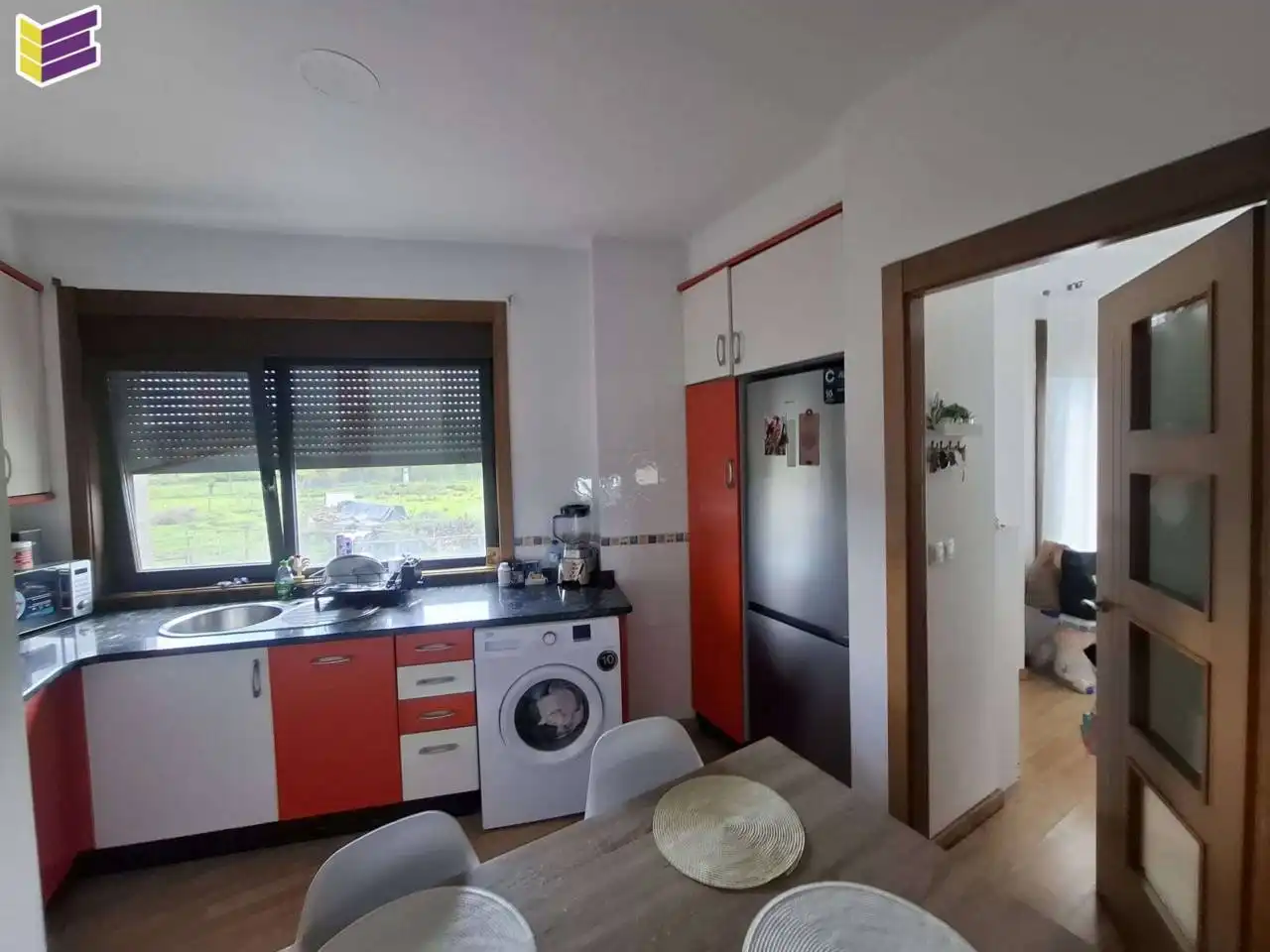 Cocina de Piso en venta en O Rosal   con Calefacción, Jardín privado y Terraza
