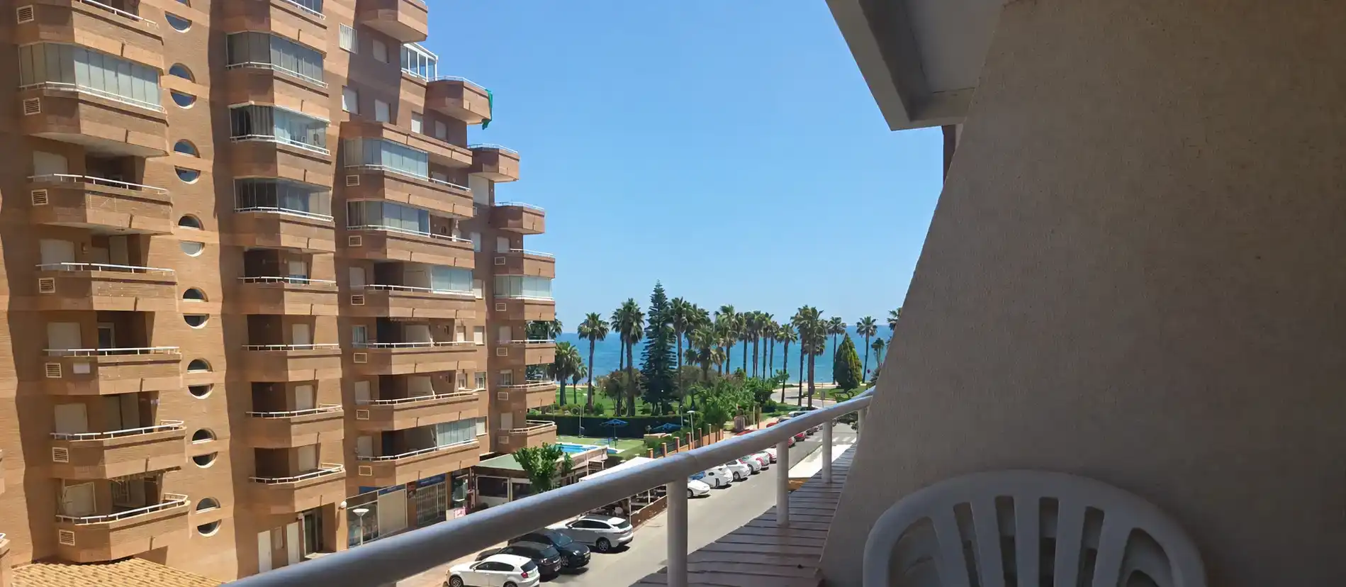 Vista exterior de Apartament en venda en Oropesa del Mar / Orpesa amb Aire condicionat, Piscina i Balcó