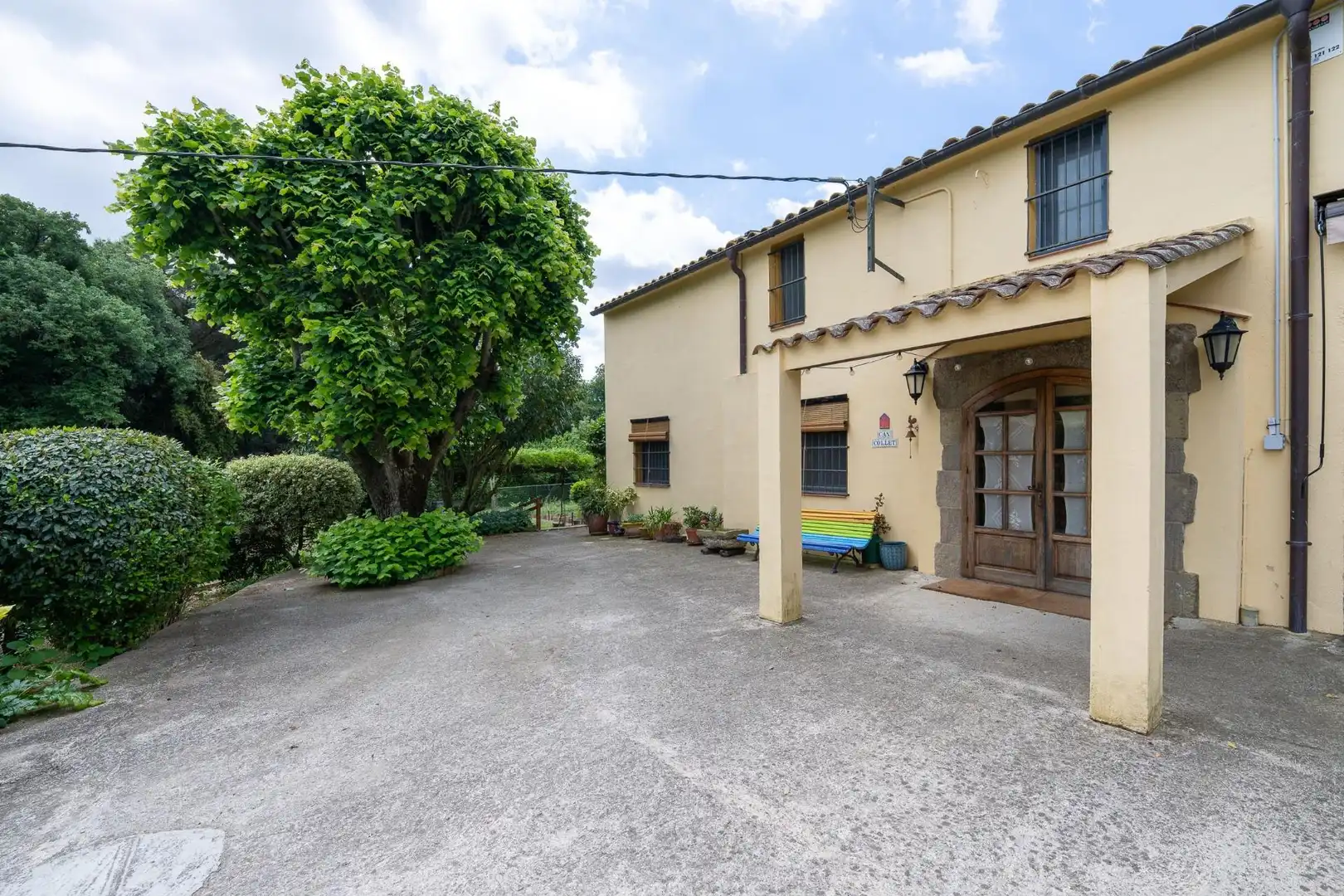Vista exterior de Finca rústica en venta en Bescanó con Calefacción, Jardín privado y Trastero