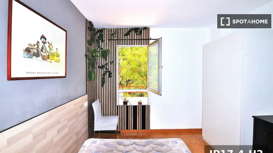 Terraza de Piso para compartir en  Palma de Mallorca con Aire acondicionado, Calefacción y Amueblado