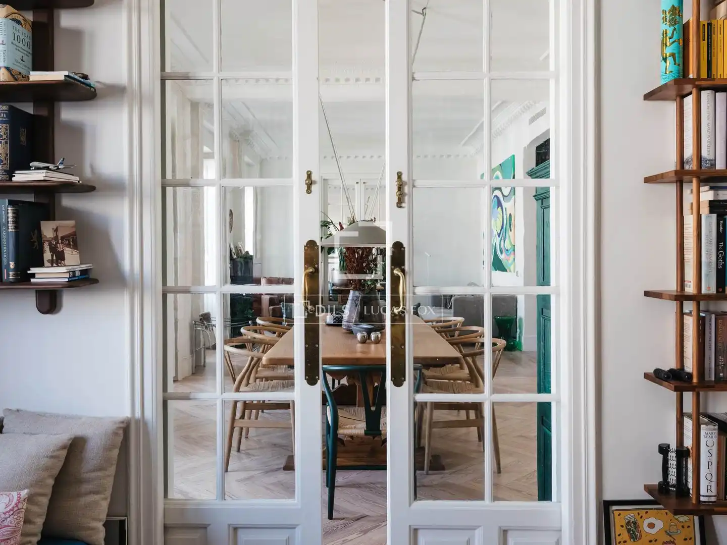 Comedor de Piso de alquiler en Salamanca con Aire acondicionado, Amueblado y Balcón