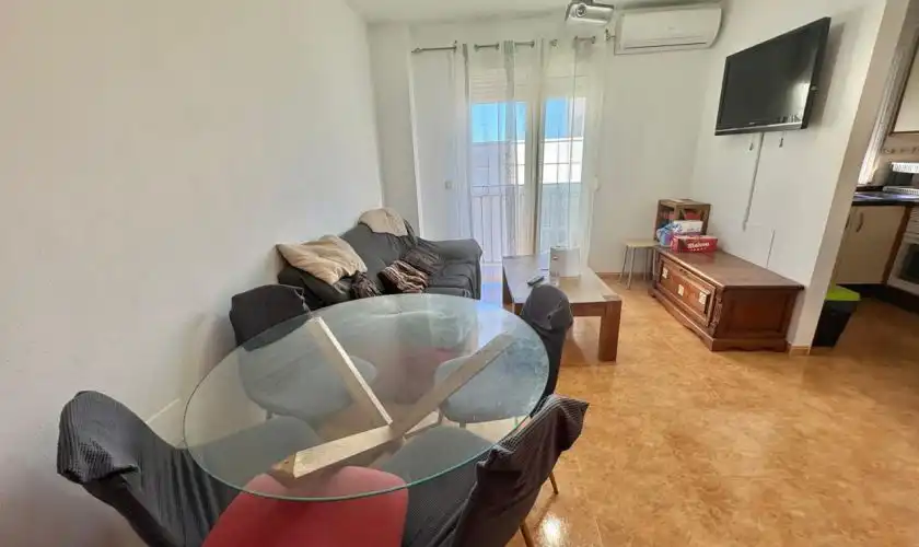 Sala de estar de Piso en venta en Carboneras con Aire acondicionado, Calefacción y Amueblado