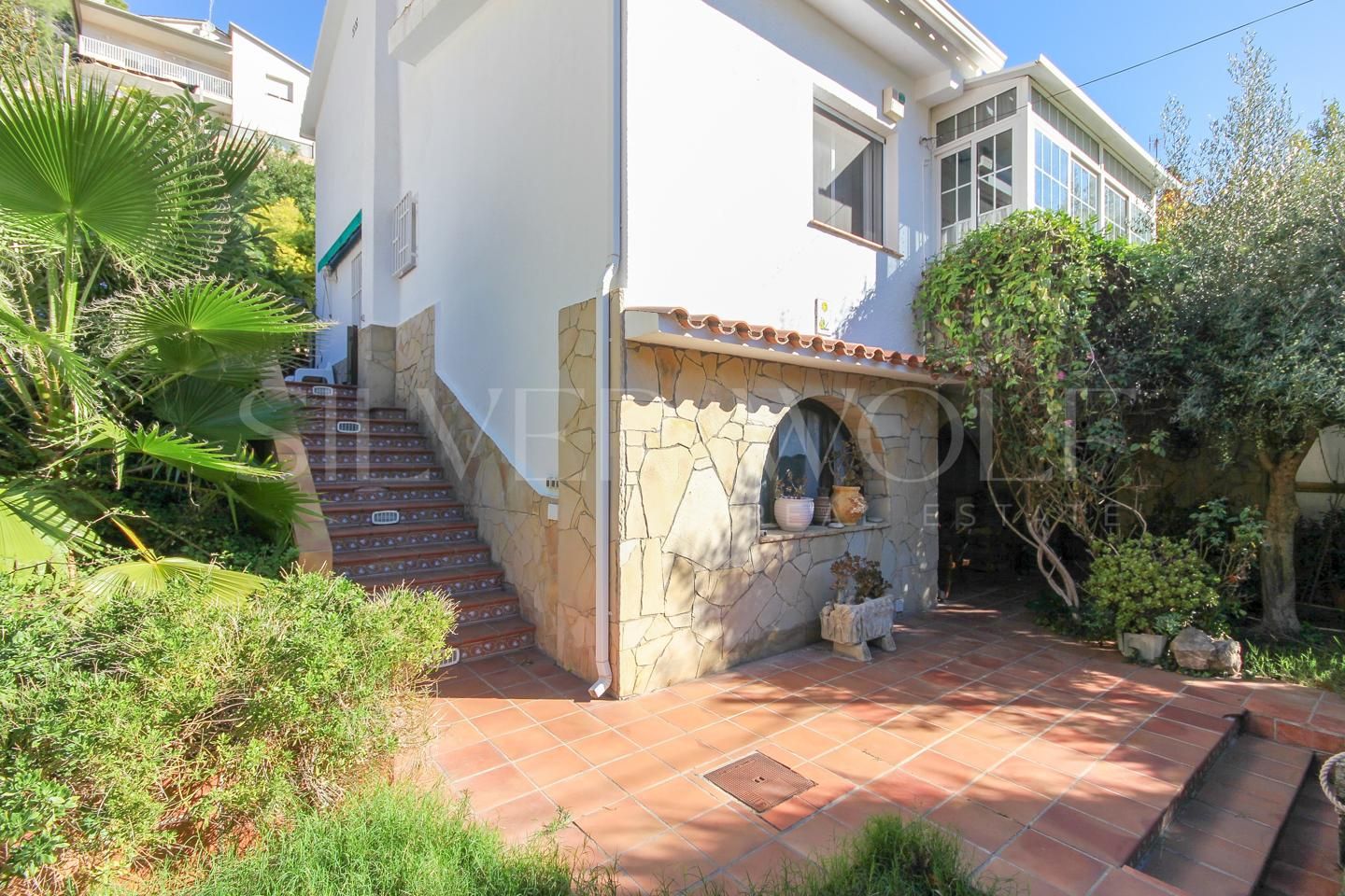 Jardí de Casa o xalet en venda en Vallirana amb Aire condicionat, Calefacció i Jardí privat