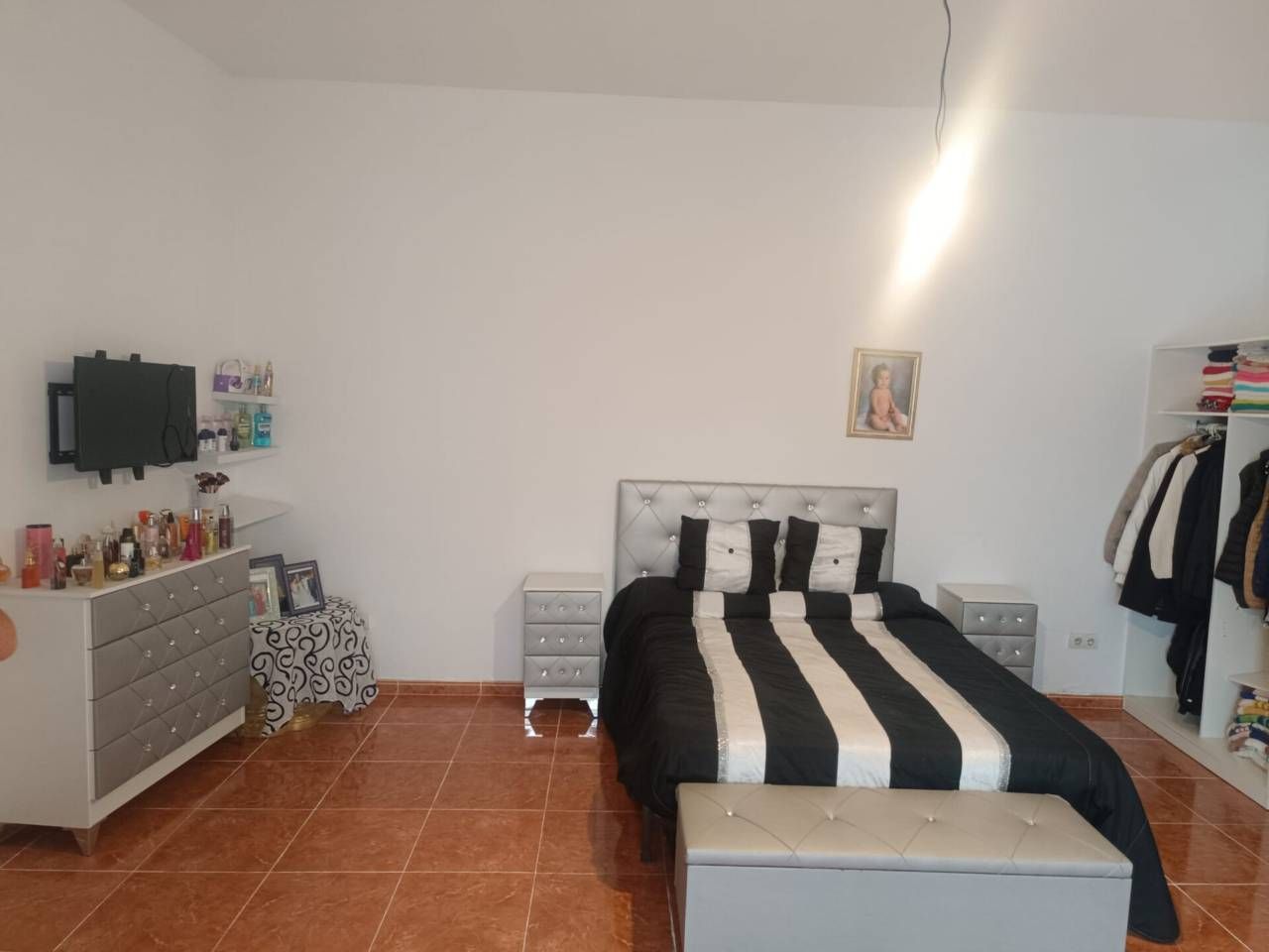 Bedroom of House or chalet for sale in  Valencia Capital  with Air Conditioner