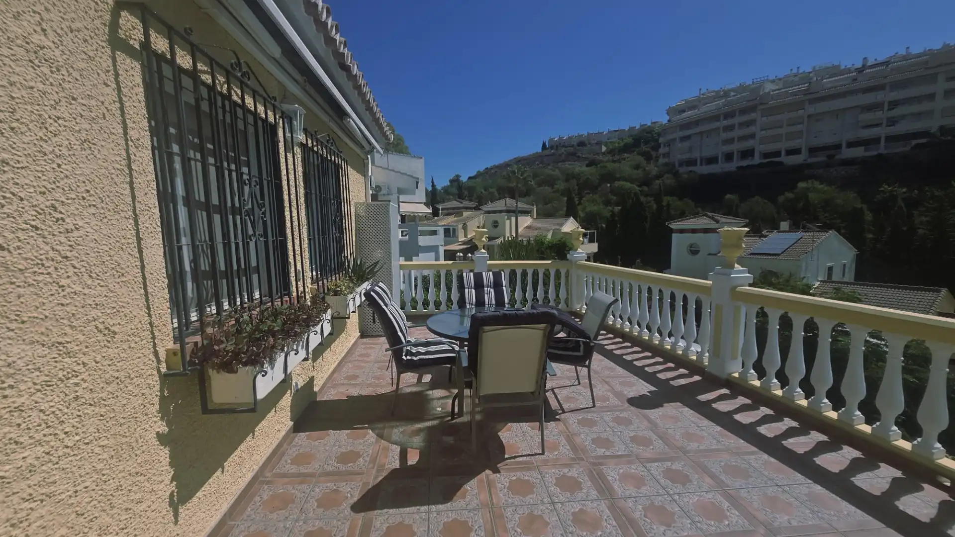 Terrasse von Haus oder Chalet zum Verkauf in Rincón de la Victoria mit Klimaanlage, Heizung und Privatgarten