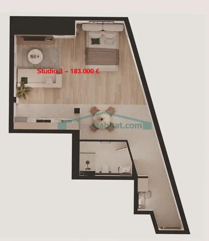 Habitación de Estudio en venta en Benidorm
