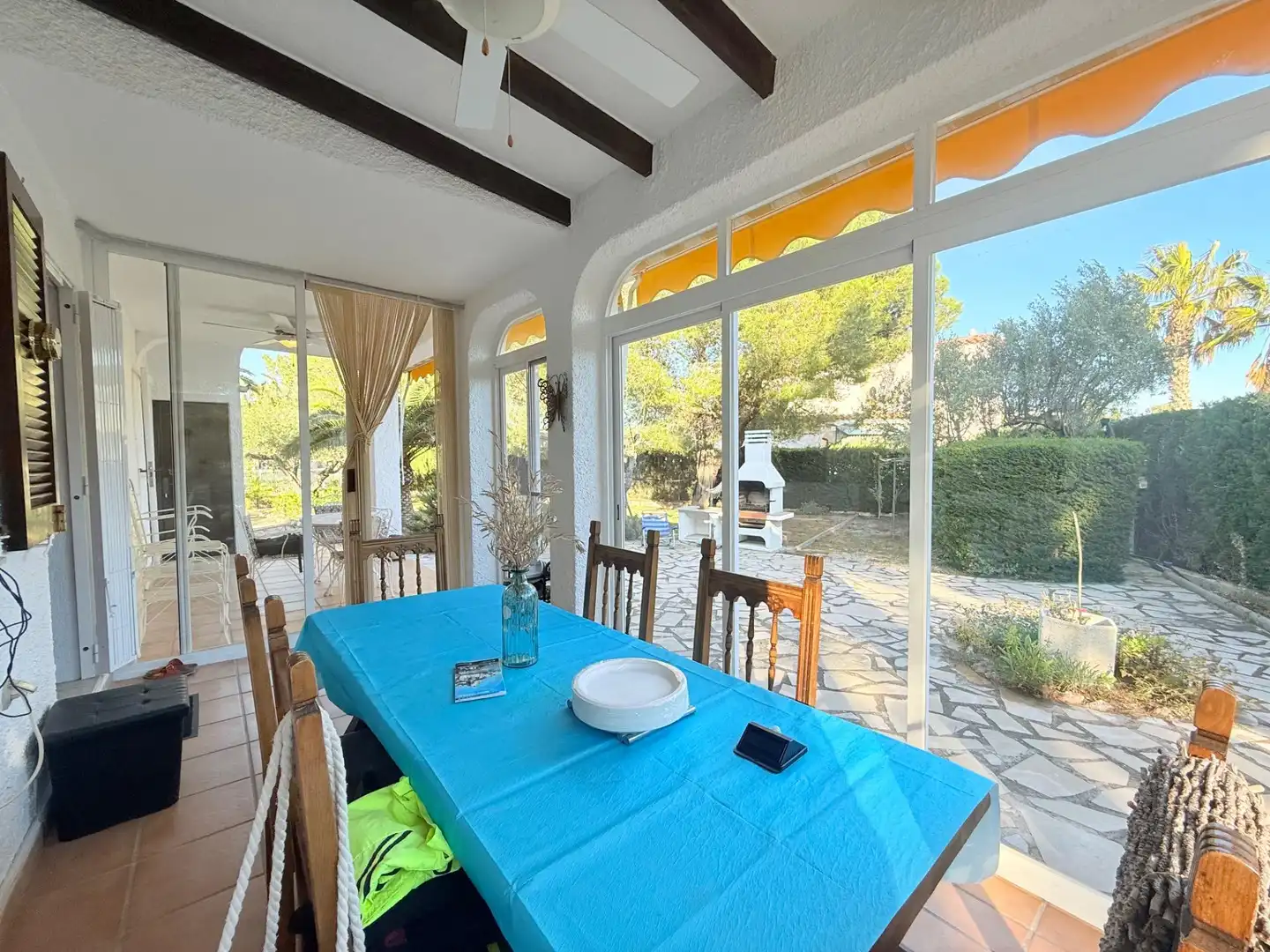 Comedor de Casa o chalet en venta en L'Ampolla con Calefacción, Jardín privado y Terraza
