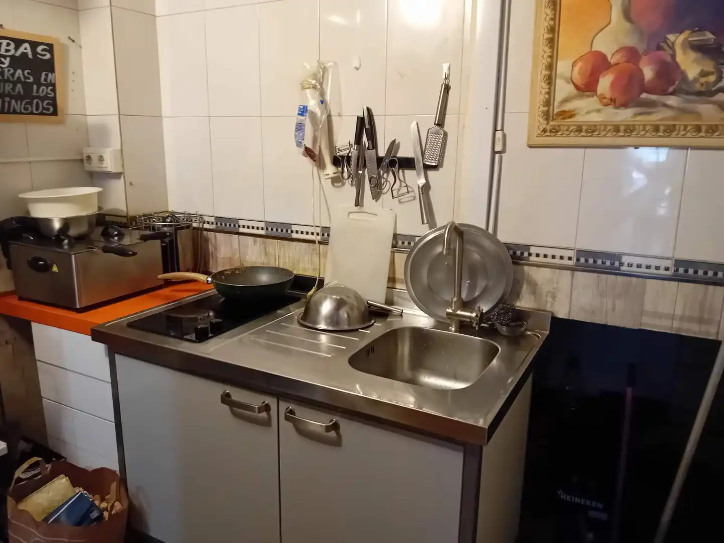 Cocina de Local en venta en Bilbao  con Calefacción, Amueblado y Alarma