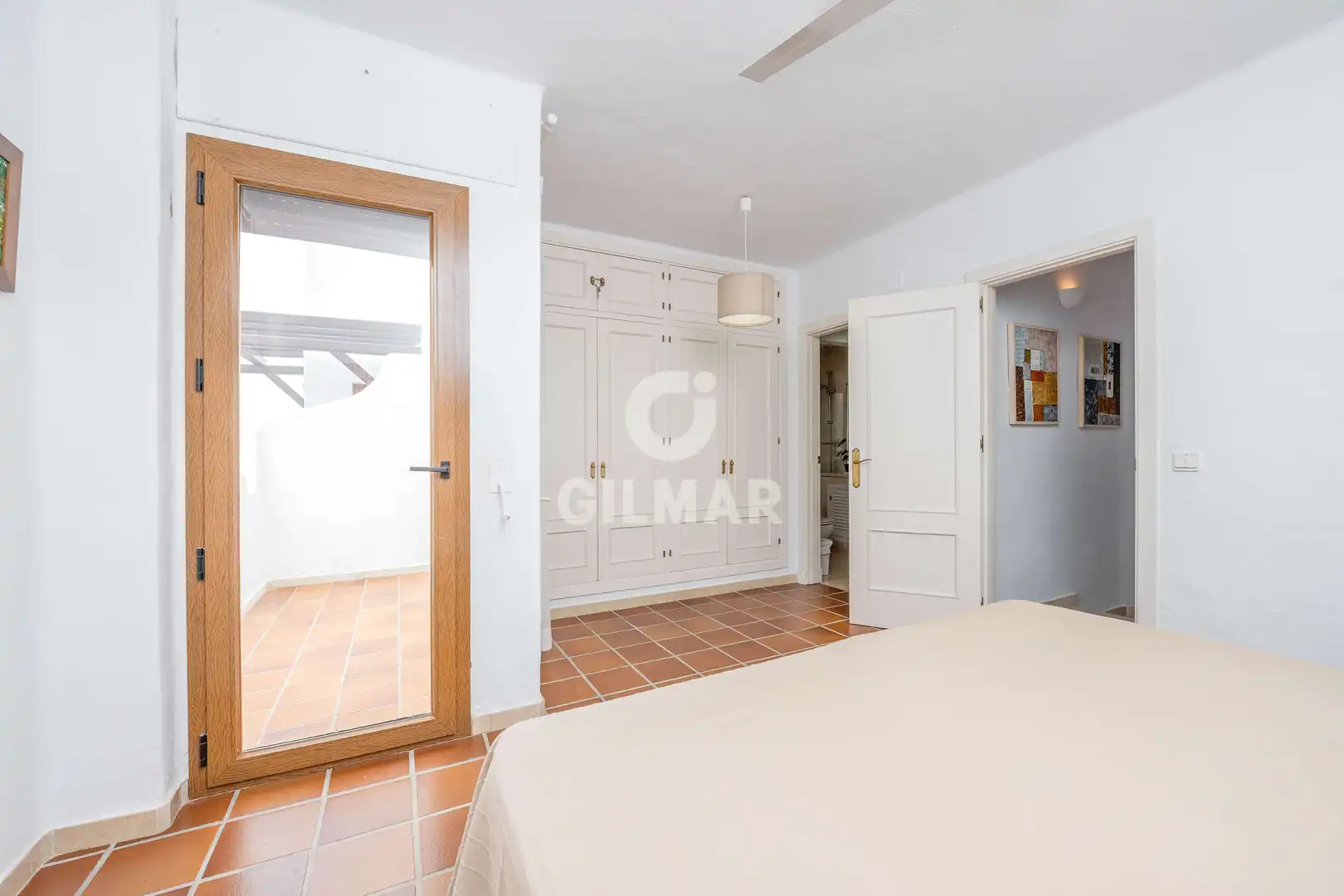 Schlafzimmer von Wohnung zum Verkauf in Zahara de los Atunes mit Heizung, Privatgarten und Schwimmbad