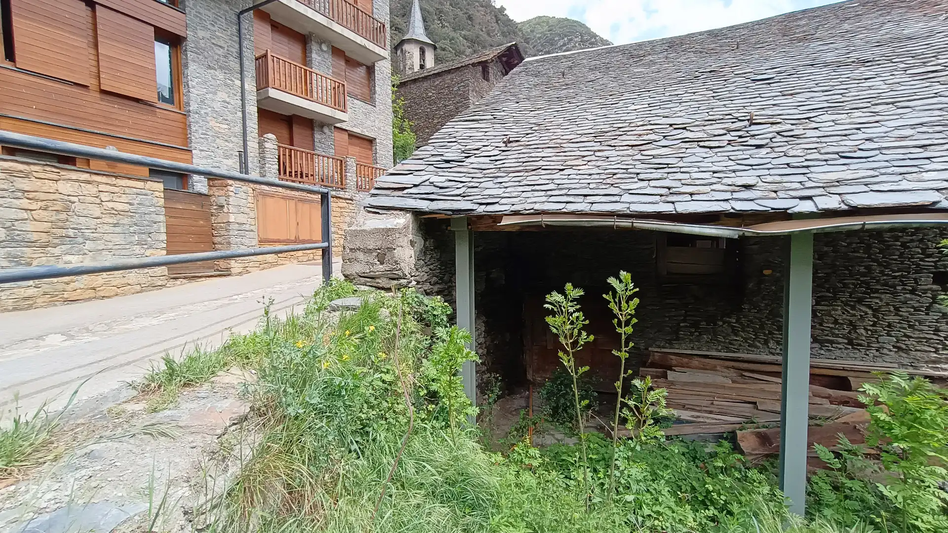 Vista exterior de Finca rústica en venta en Alins con Jardín privado