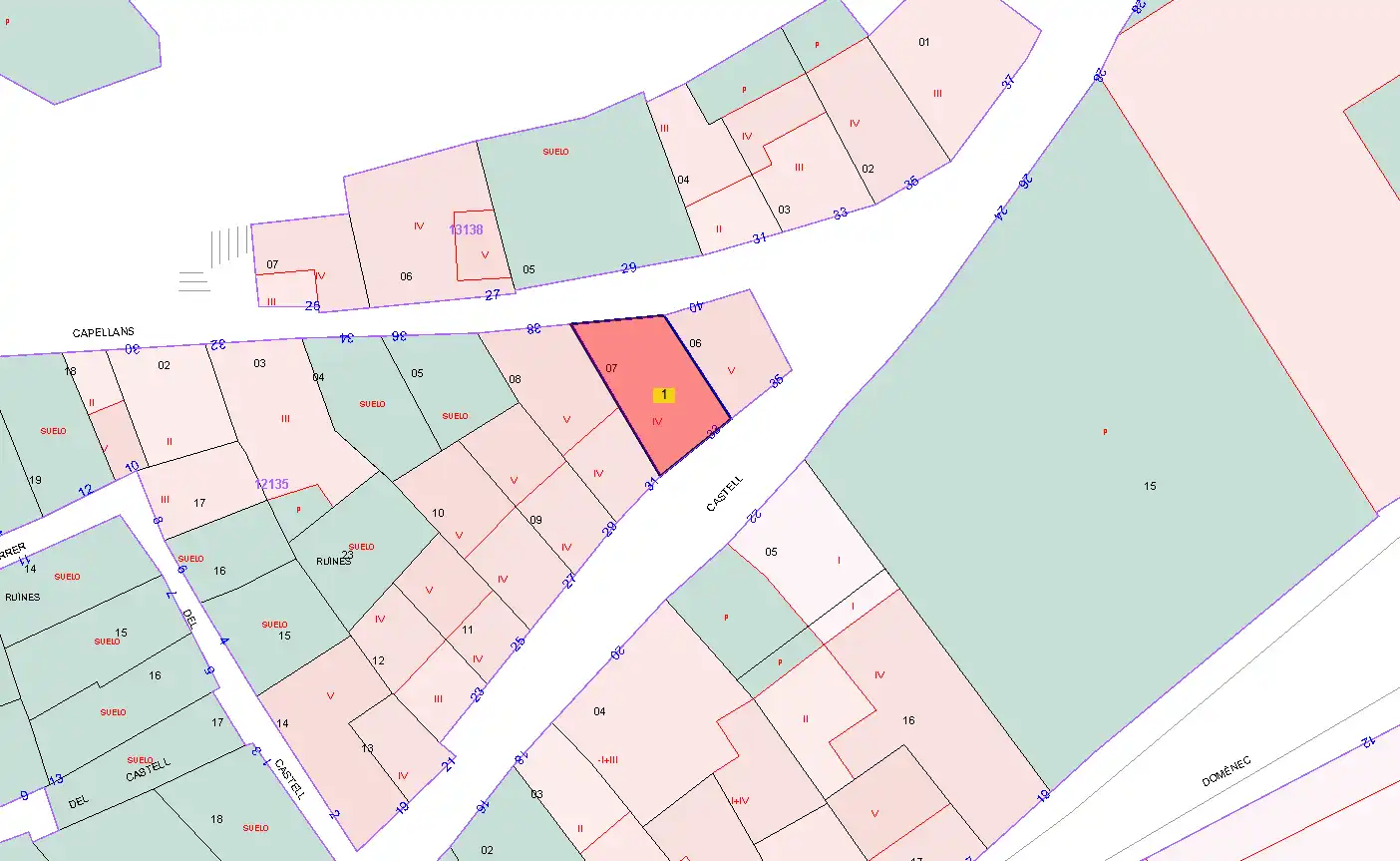 Terreny residencial en venda a Costa Castell