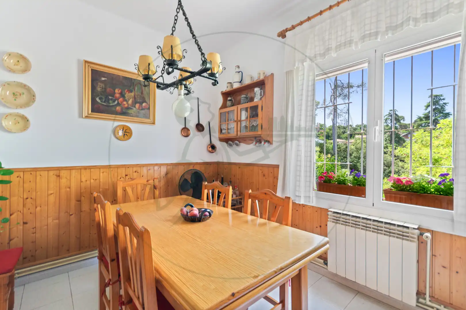 Dining room of Houses for sale in Sant Cugat del Vallès  with Heating, Private garden and Parquet flooring
