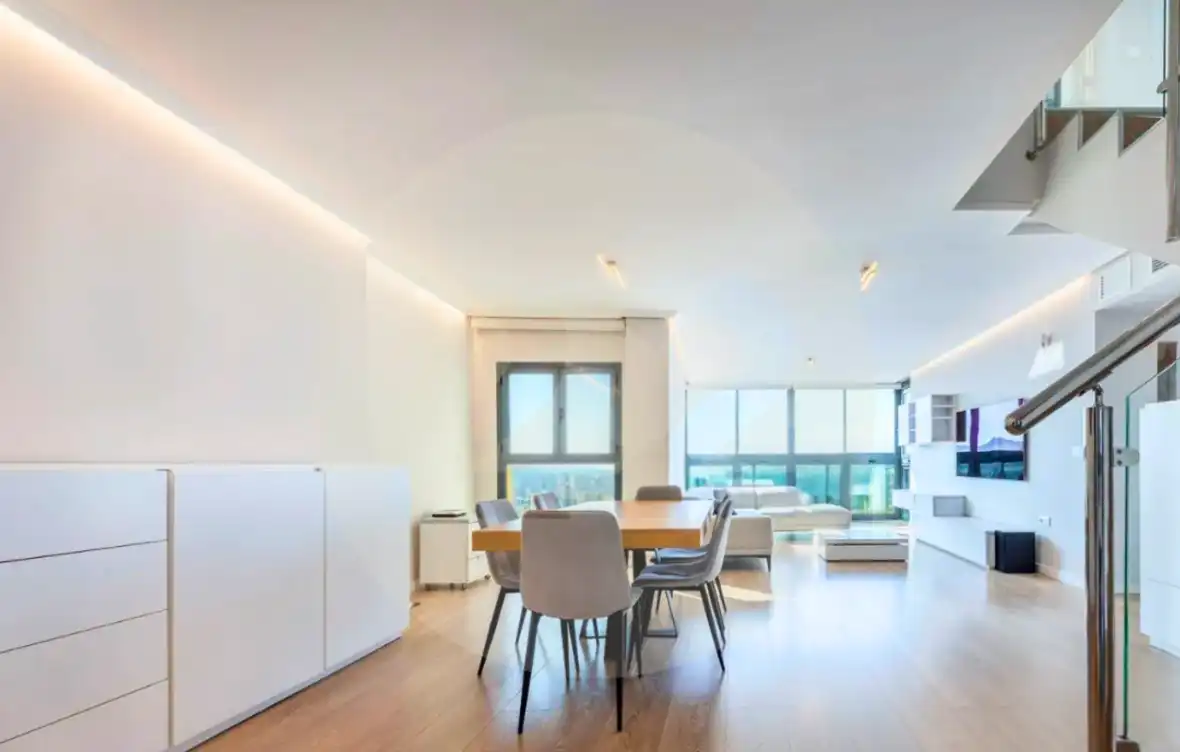 Living room of Duplexes for rent in Benidorm  with Air Conditioner, Heating and Terrace