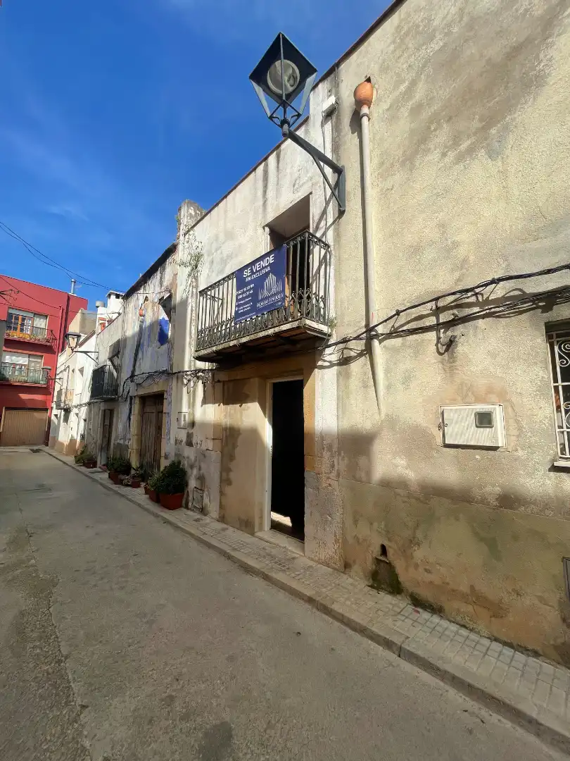 Vista exterior de Casa adosada en venta en Càlig con Terraza, Trastero y Balcón