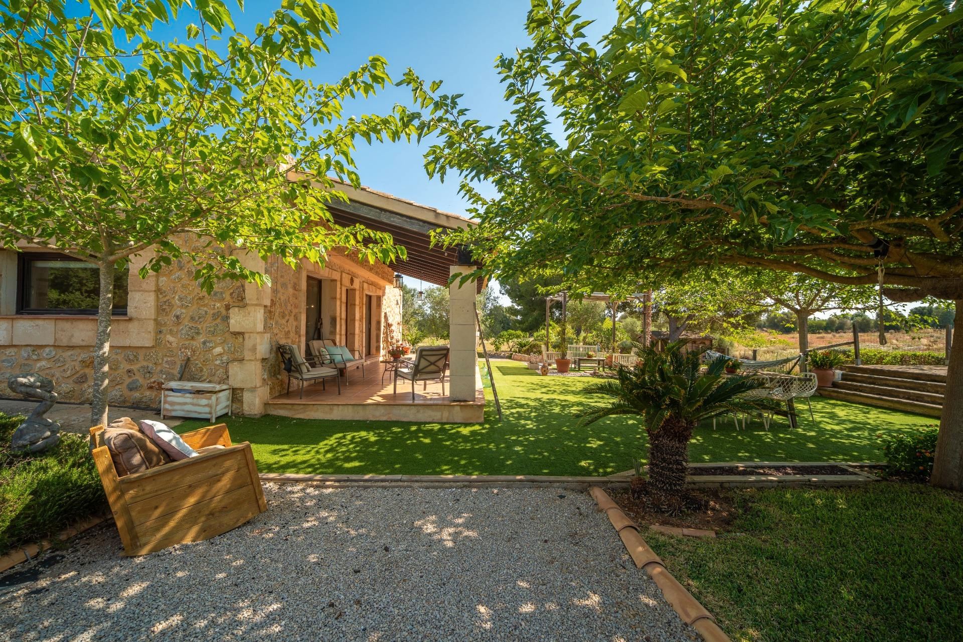 Jardí de Finca rústica en venda en Sencelles amb Aire condicionat, Calefacció i Jardí privat