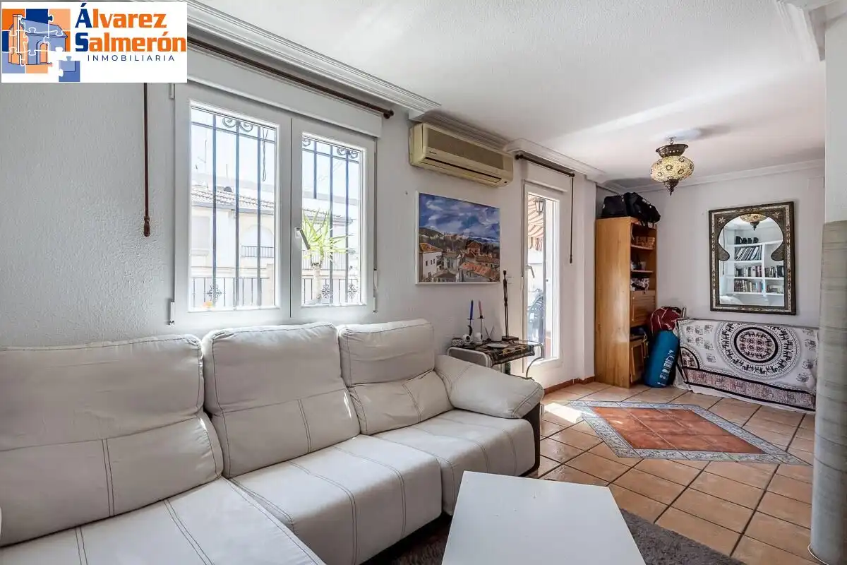 Sala de estar de Ático en venta en Granada con Terraza